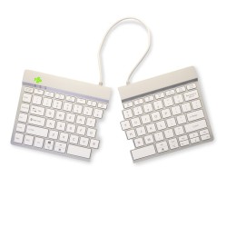 Klawiatura R-Go Tastatur Split Break Us-Layout Bluetooth Weiăź