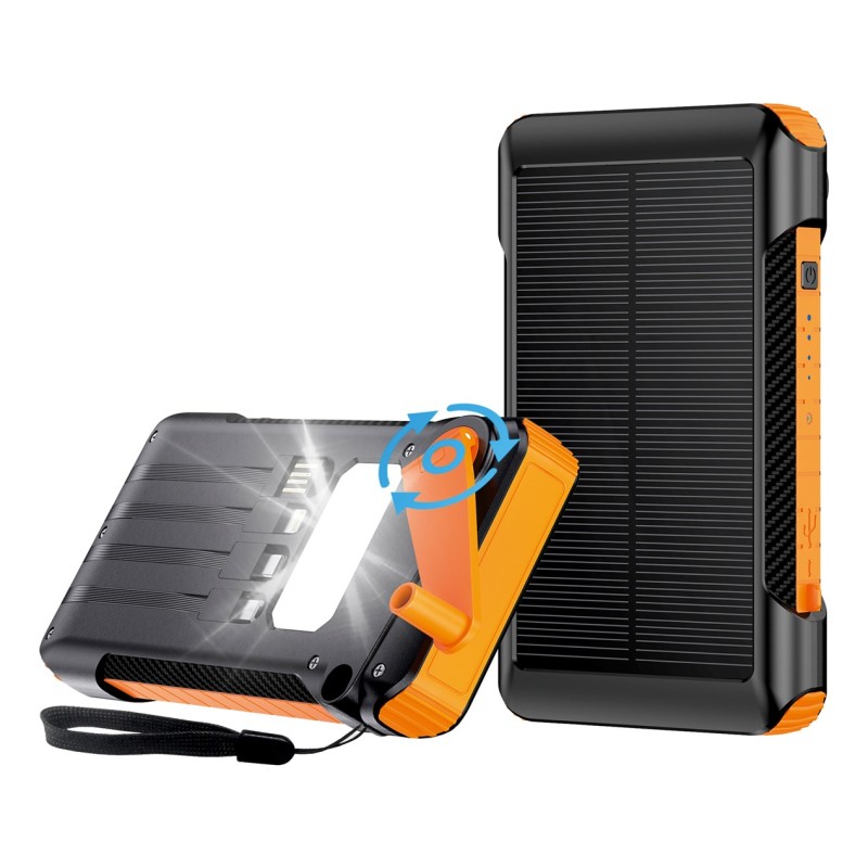 Acv Awaryjny Power Bank 10000Mah Ładowarka Słoneczna I Ręczna (797255)