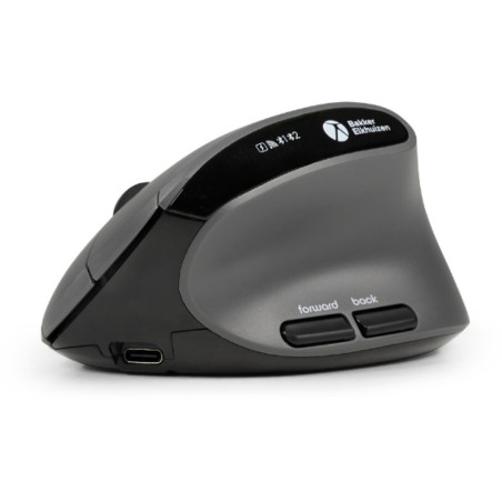 Bakkerelkhuizen Midway Myszka Biuro Po Prawej Stronie Rf Wireless + Bluetooth + Usb Type-C Optyczny 2400 Dpi