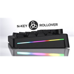 Hator Skyfall 65 Wired Klawiatura Uniwersalne Usb Qwerty Angielski Czarny