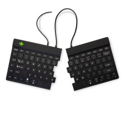 R-Go Tools Ergonomiczna Klawiatura R-Go Split Break V2 Z Oprogramowaniem Break, Qwerty_Us, Przewodowa, Czarna
