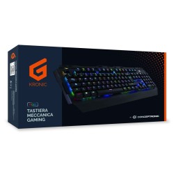 Conceptronic Kronic Klawiatura Gaming Usb Qwerty Włoski Czarny