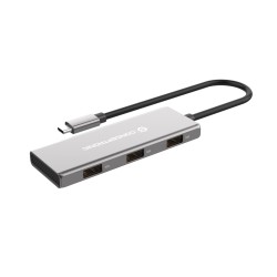 Conceptronic Hubbies17G Huby I Koncentratory Usb 3.2 Gen 2 (3.1 Gen 2) Type-C 10000 Mbit/S Szary