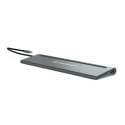 Stacja Dokująca Conceptronic 12-1 Usb-C- 2Xhdmi/3Xusb-A/Dp/+ 18Cm Gr