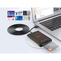 Conceptronic Bian11B Czytnik Do Kart Chipowych Wewnętrzna Usb Usb 2.0 Czarny
