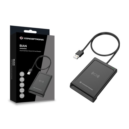 Conceptronic Bian11B Czytnik Do Kart Chipowych Wewnętrzna Usb Usb 2.0 Czarny