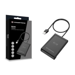 Conceptronic Bian11B Czytnik Do Kart Chipowych Wewnętrzna Usb Usb 2.0 Czarny