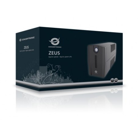 Zasilacz Awaryjny Ups Conceptronic 650 Va/360 W/4 Xiec/Hid Usb/Rj45In/Out/Avr Sw