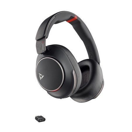 Poly Zestaw Słuchawkowy Voyager Surround 85 Uc Usb-C + Przejściówka Usb-C/A + Podstawka Ładująca