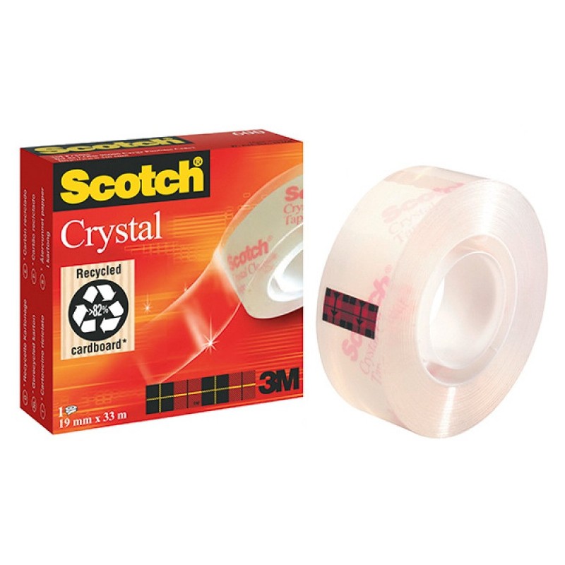 Taśma Samoprzylepna Scotch® Crystal Clear 19 Mm