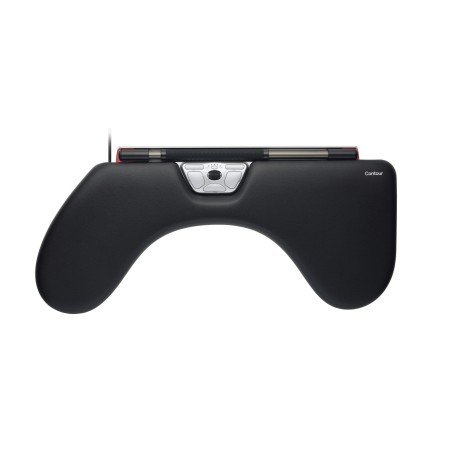 Contour Design Rollermouse Czerwona Max, Przewodowa, Usb Type-A, 2800 Dpi, Srebrny