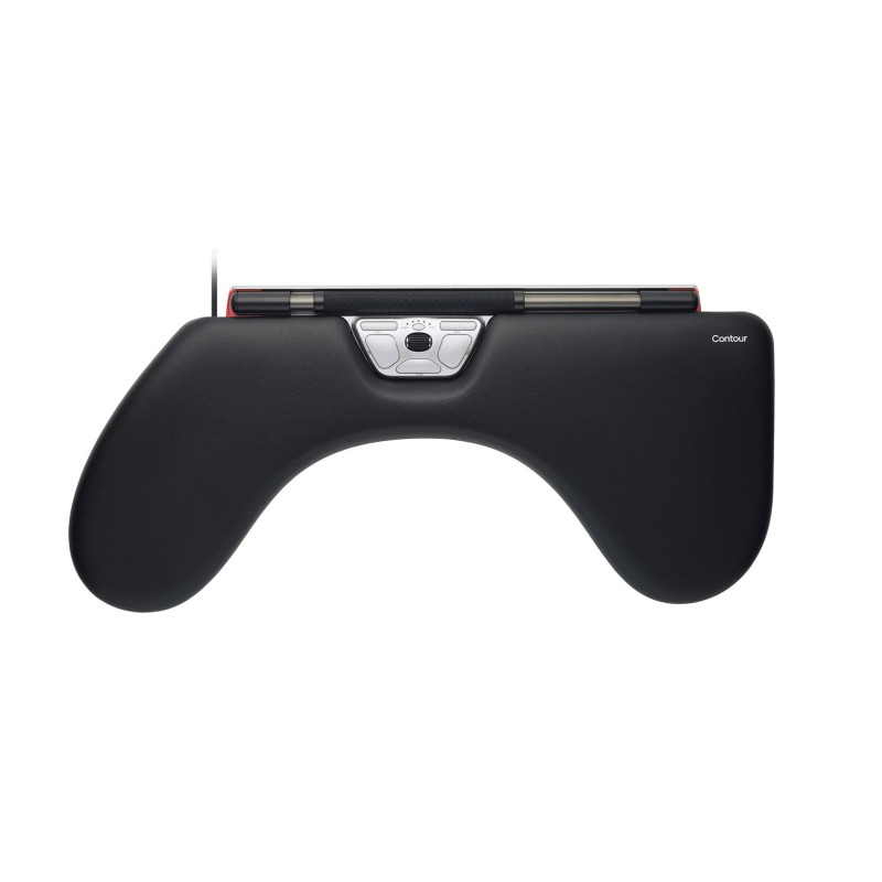 Contour Design Rollermouse Czerwona Max, Przewodowa, Usb Type-A, 2800 Dpi, Srebrny