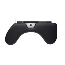 Contour Design Rollermouse Czerwona Max, Przewodowa, Usb Type-A, 2800 Dpi, Srebrny