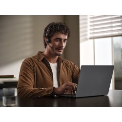 Shokz C610-An-Bk Słuchawki/Zestaw Słuchawkowy Bezprzewodowy Nauszny Biuro/Centrum Telefoniczne Bluetooth Czarny