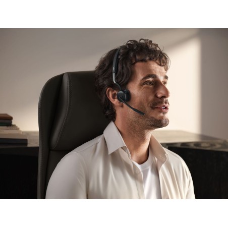 Shokz C610-An-Bk Słuchawki/Zestaw Słuchawkowy Bezprzewodowy Nauszny Biuro/Centrum Telefoniczne Bluetooth Czarny