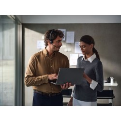 Shokz C610-An-Bk Słuchawki/Zestaw Słuchawkowy Bezprzewodowy Nauszny Biuro/Centrum Telefoniczne Bluetooth Czarny