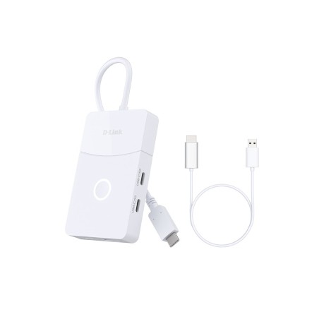 D-Link Dup-501 Huby I Koncentratory Usb 3.2 Gen 1 (3.1 Gen 1) Type-C 5000 Mbit/S Biały
