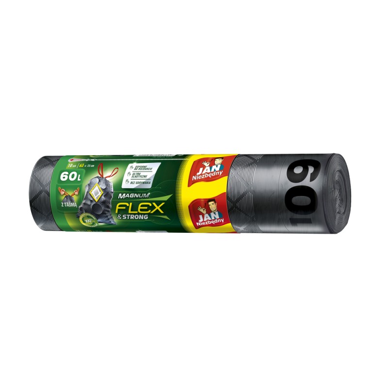 Jan Niezbędny Worki Ld Magnum Flex&St Taśma 60L 10 Szt. 04331