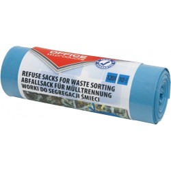 Worki Na Śmieci Office Products 120L Ldpe Niebieskie (10)