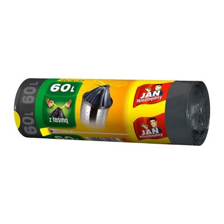 Jan Niezbędny Worki Hd Classic Taśma 60L 12Szt.10480