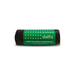 Worki Na Śmieci 60L 20Szt. Dotts Mocne (Ldpe) 20Mic Czarne