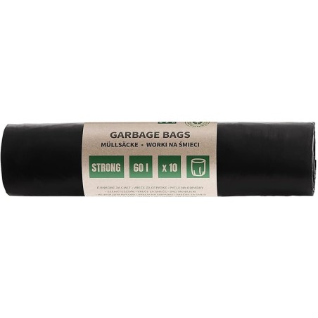 Worki Na Śmieci Donau Eco, Mocne (Ldpe), 60L, 10 S