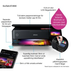 Drukarka Wielofunkcyjna Epson Ecotank Et-8550 A3 Atramentowa 5760 X 1440 Dpi 32 Stron/Min Wi-Fi