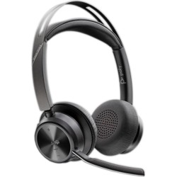 Poly Zestaw Słuchawkowy Voyager Focus 2 Z Certyfikatem Microsoft Teams Usb-C-C + Przejściówka Usb-C/A