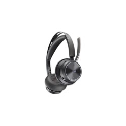 Poly Zestaw Słuchawkowy Voyager Focus 2 Z Certyfikatem Microsoft Teams Usb-C-C + Przejściówka Usb-C/A