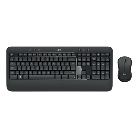 Zestaw Klawiatura + Mysz Membranowa Logitech Mk540 920-008685 (Usb   Kolor Czarny  Optyczna  1000 Dpi)