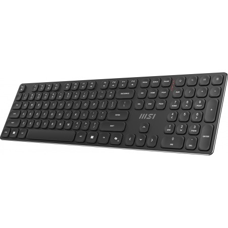 Zestaw Klawiatura + Mysz Msi Forge K210 Wireless Mouse And Keyboard Combo Bezprzewodowe Czarne