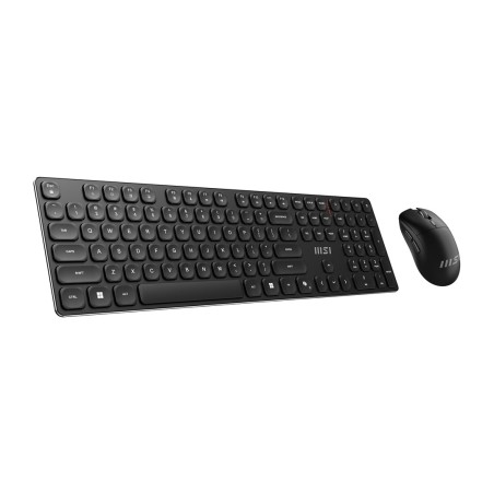 Zestaw Klawiatura + Mysz Msi Forge K210 Wireless Mouse And Keyboard Combo Bezprzewodowe Czarne
