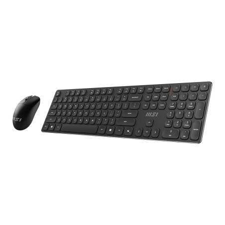 Zestaw Klawiatura + Mysz Msi Forge K210 Wireless Mouse And Keyboard Combo Bezprzewodowe Czarne
