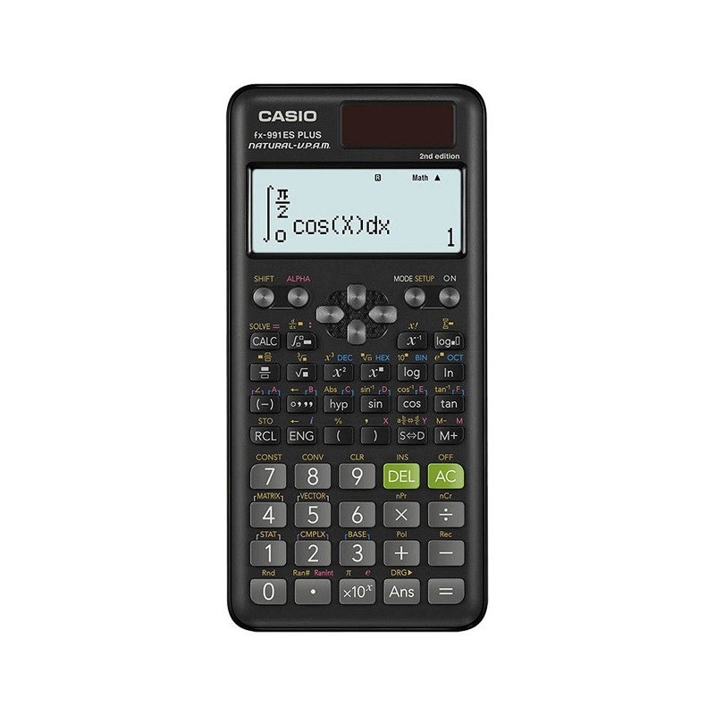 Casio Kalkulator Naukowy Fx 991Es Plus 2 Czarny, 12 Cyfrowy Wyświetlacz