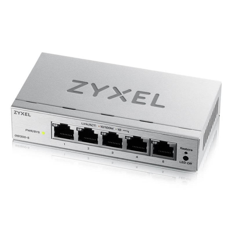 Switch Zyxel Gs1200-5V3 5P Managed Gigabit