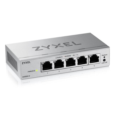 Switch Zyxel Gs1200-5V3 5P Managed Gigabit