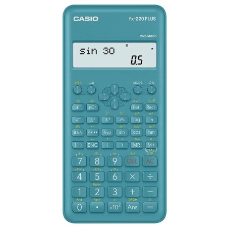 Casio Kalkulator Naukowy Fx-220Plus-2 Niebieski, 12 Cyfrowy Wyświetlacz