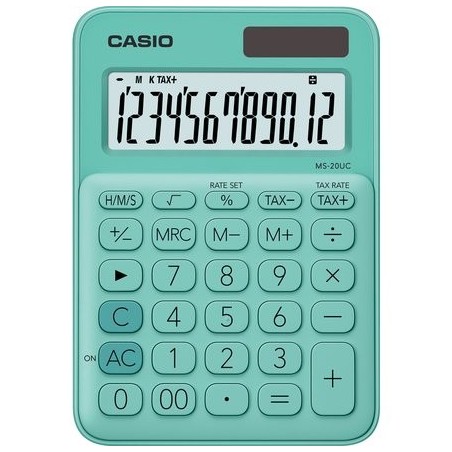 Kalkulator Casio Ms-20Uc-Gn Box Zielony