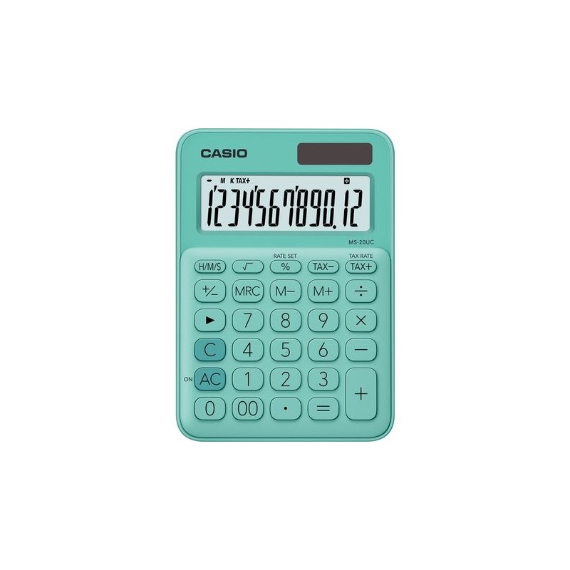 Kalkulator Casio Ms-20Uc-Gn Box Zielony