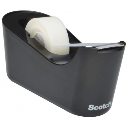 Dyspenser Do Taśm Scotch_ (C-18B), W Zestawie Taśma Magic 19Mmx33M, Czarny