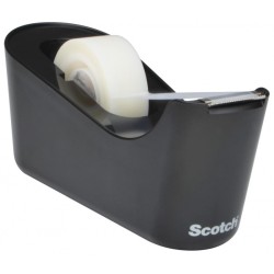 Dyspenser Do Taśm Scotch_ (C-18B), W Zestawie Taśma Magic 19Mmx33M, Czarny