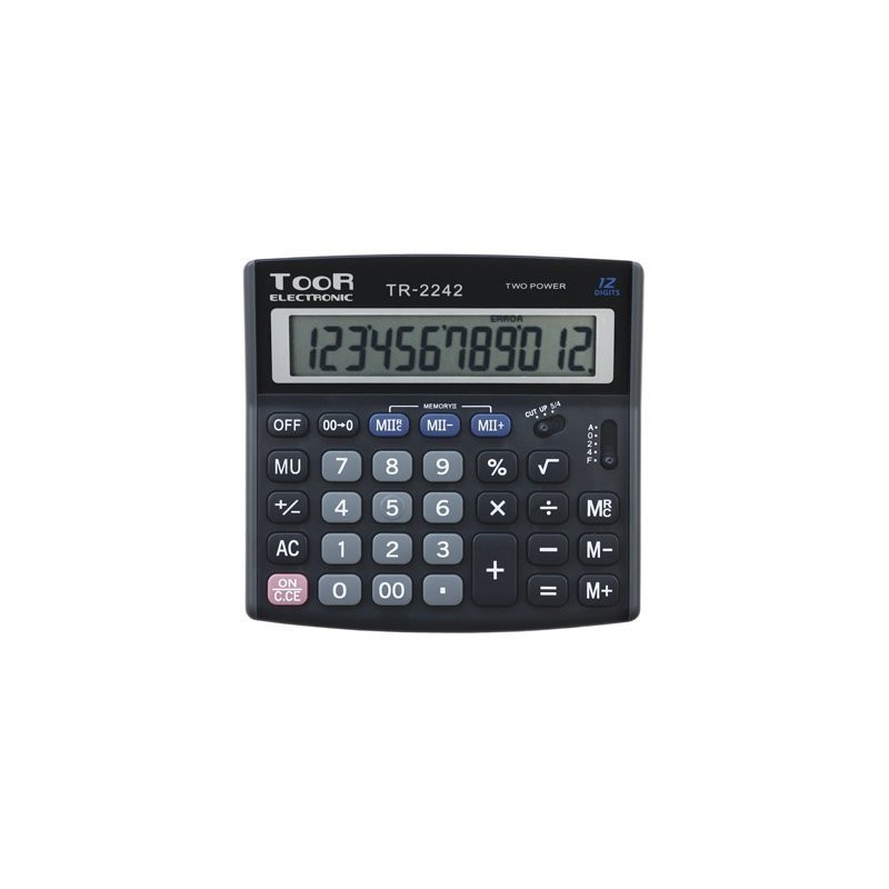 Kalkulator Toor Tr-2242, 12 Pozycyjny, Podwójna Pamięć 120-1458