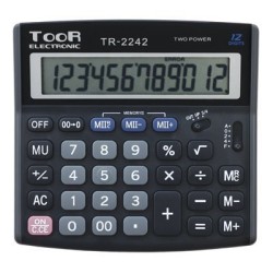 Kalkulator Toor Tr-2242, 12 Pozycyjny, Podwójna Pamięć 120-1458