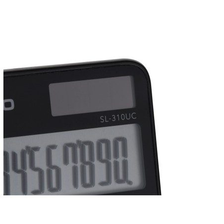 Casio Kalkulator Kieszonkowy Sl-310Uc-Bk Czarny, 10 Cyfrowy Wyświetlacz