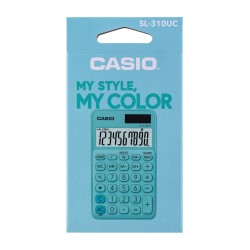 Casio Kalkulator Kieszonkowy  Sl-310Uc-Gn Box, 10-Cyfrowy, 70X118Mm, Kartonik, Zielony