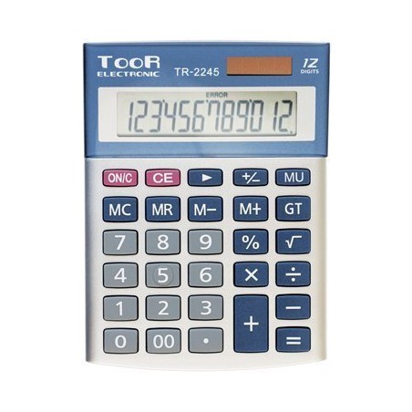 Kalkulator Toor Tr-2245, 12 Pozycyjny, Podwójne Zasilanie 120-1424
