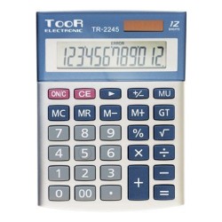 Kalkulator Toor Tr-2245, 12 Pozycyjny, Podwójne Zasilanie 120-1424