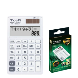Kalkulator Dwuliniowy Toor Tr-310Db-W 10-Pozycyjny 120-1904 (X)