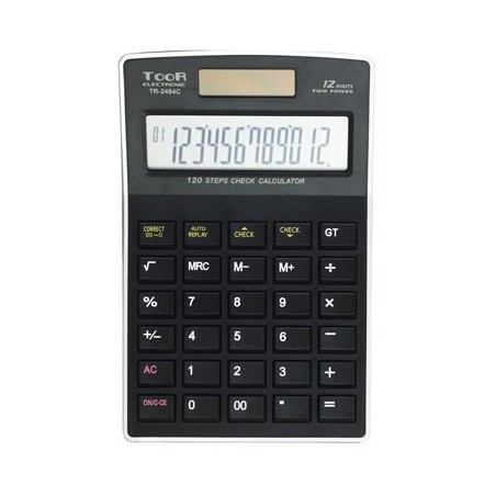 Kalkulator Toor Tr-2464C, 12 Pozycyjny, Funkcja Sprawdzania 120-1476