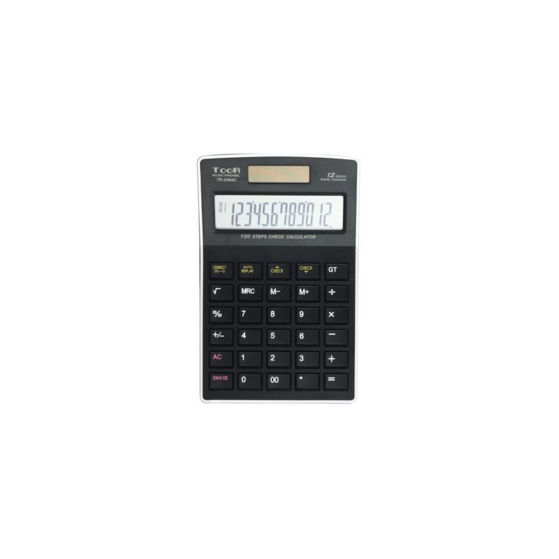Kalkulator Toor Tr-2464C, 12 Pozycyjny, Funkcja Sprawdzania 120-1476